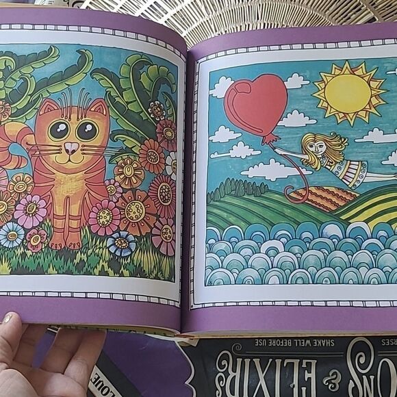 Color Me Happy Zen Coloring Book 100 Coloring Templates That will Make You Smile - Picture 5 of 6